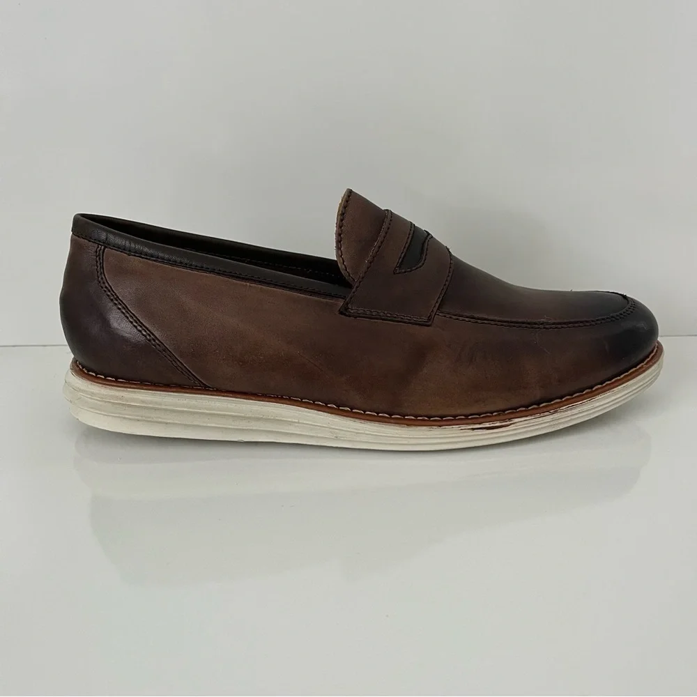 SANDRO MOSCOLONI Natal Penny Loafer In Tan